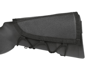 Blackhawk 90CP02BK Ammo Cheek Pad Black Nylon Capacity 5rd Rifle Buttstock Mount