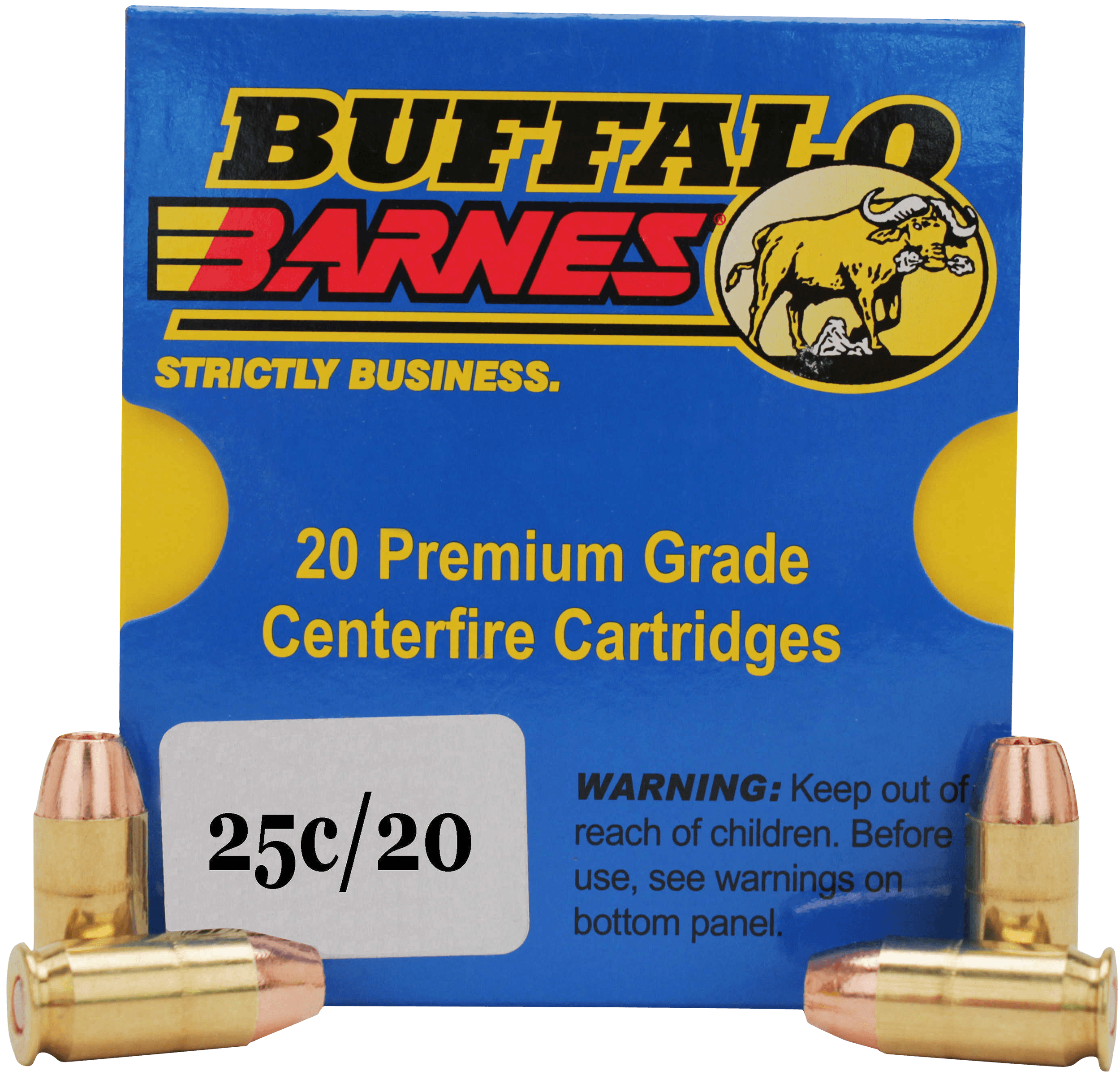 Buffalo Bore Ammunition 25C20 Buffalo-Barnes Strictly Business 357 Sig 125 gr Barnes TAC-XP Lead Free 20rd Box