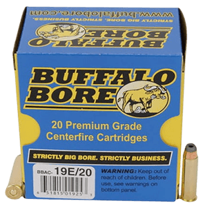 Buffalo Bore Ammunition 19E20 Tactical Strictly Business 357 Mag 158 gr Jacketed Hollow Point (JHP) 20rd Box
