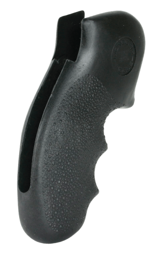 Hogue 19100 Monogrip Finger Grooves Black Nylon Cobblestone Finish Fits S&W K Frame with Round Butt
