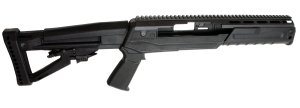Archangel AA1430 Sparta Conversion Stock Black Synthetic 4 Position Collapsible with Pistol Grip for Ruger Mini-14 Mini Thirty
