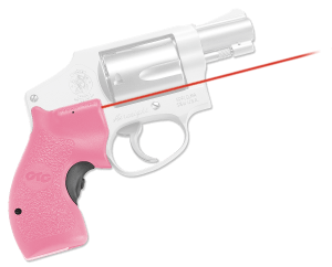 Crimson Trace 01-3480-1 LG-105 Pink Lasergrips Red Laser Smith & Wesson J-Frame Round Butt