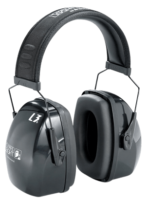 Howard Leight R03318 Leightning L3 Passive Muff 30 dB Over the Head Black Adult 1 Pair