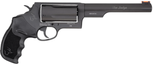Taurus 2-441061MAG Judge Magnum 45 Colt (LC) Caliber or 2.50/3" 410 Gauge with 6.50" Barrel 5rd Capacity Cylinder Overall Matte Black Oxide Finish Steel & Black Ribber Grip