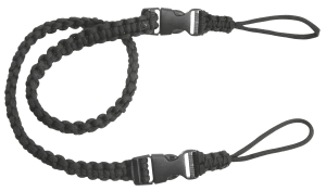 Outdoor Connection PCBS80575 Bino-Strap 0.63" W x 32.50" L Black Paracord
