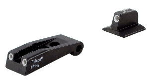 Trijicon 600590 Bright & Tough Night Sights- Ruger  Black | Green Tritium White Outline Front Sight Green Tritium White Outline Rear Sight