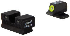 Trijicon 600578 HD Night SIghts- for Sig Sauer #6 Front/ #8 Rear Black | Green Tritium Yellow Outline Front Sight Green Tritium Black Outline Rear Sight