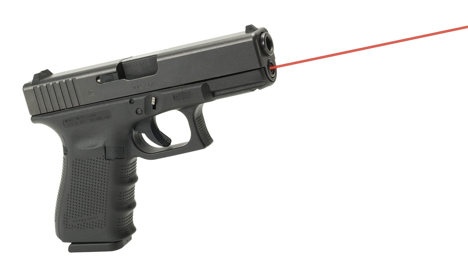 LaserMax LMSG419 Guide Rod Laser 5mW Red Laser with 635nM Wavelength & Made of Aluminum for Glock 19 Gen4 - Image 2