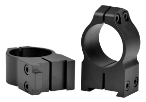 Warne 2BM Maxima Scope Ring Set Fixed For Rifle CZ 550/557 Dovetail High 1" Tube Matte Black Steel