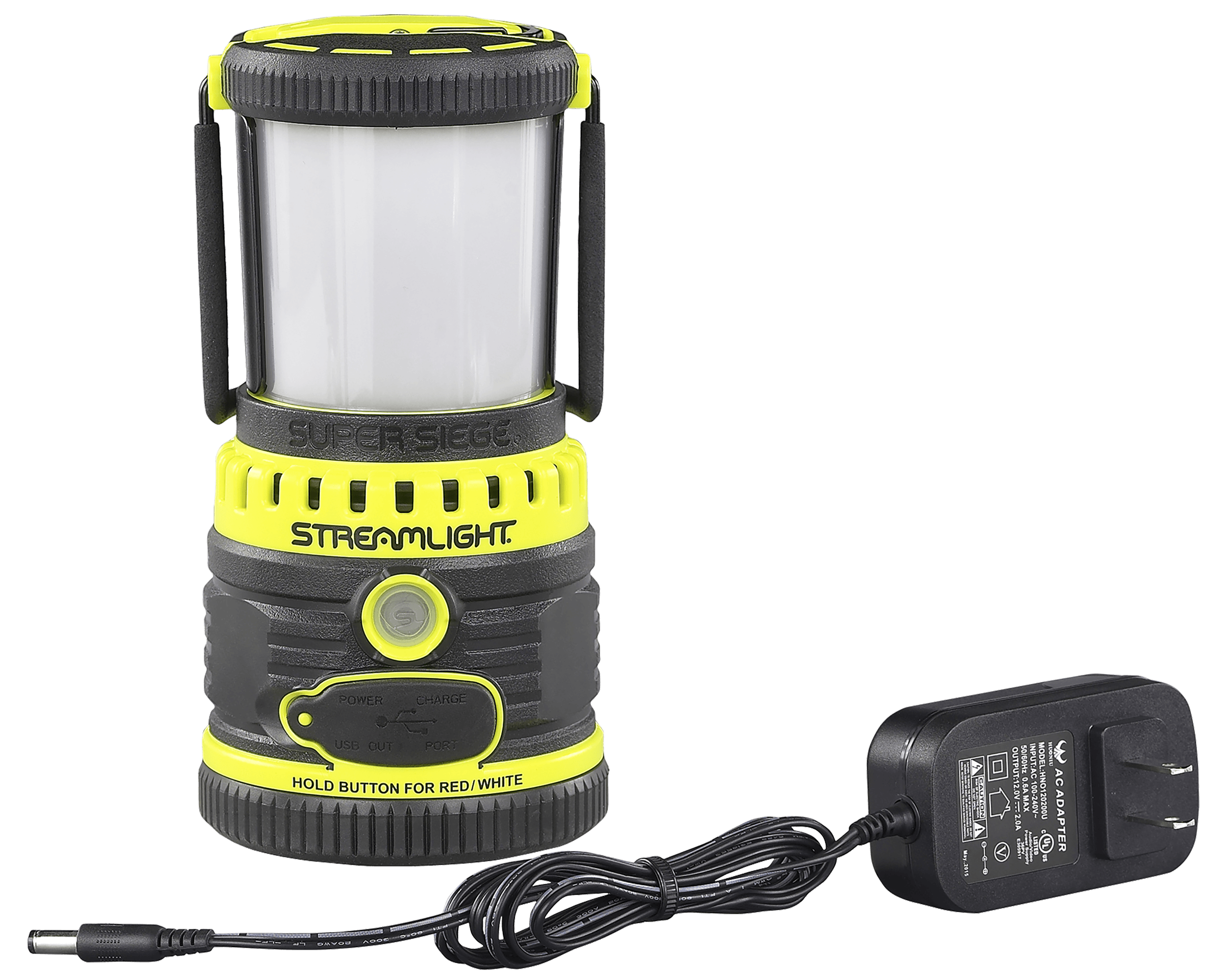 Streamlight 44945 Super Siege 125/550/1100 Lumens Red/White C4 LED Bulb Black/Yellow