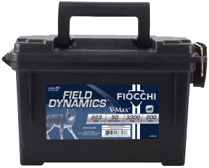 Fiocchi 223FHVA Field Dynamics V-Max 223 Rem 50 gr Hornady V-Max (VMX) 200/4 Sold As Case