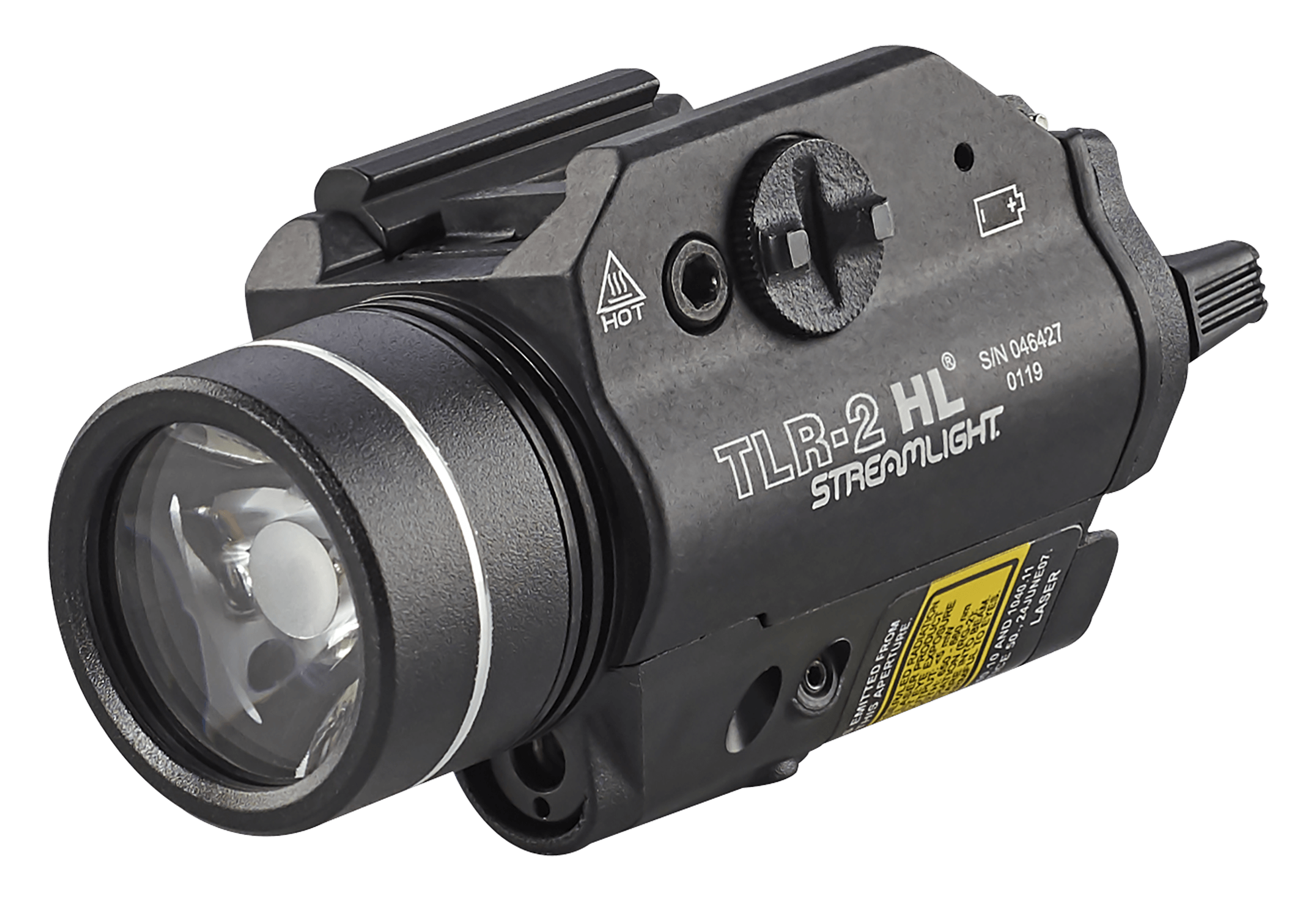 Streamlight 69261 TLR-2 HL Weapon Light w/Laser Handgun 1000 Lumens White LED Red Laser Black Anodized
