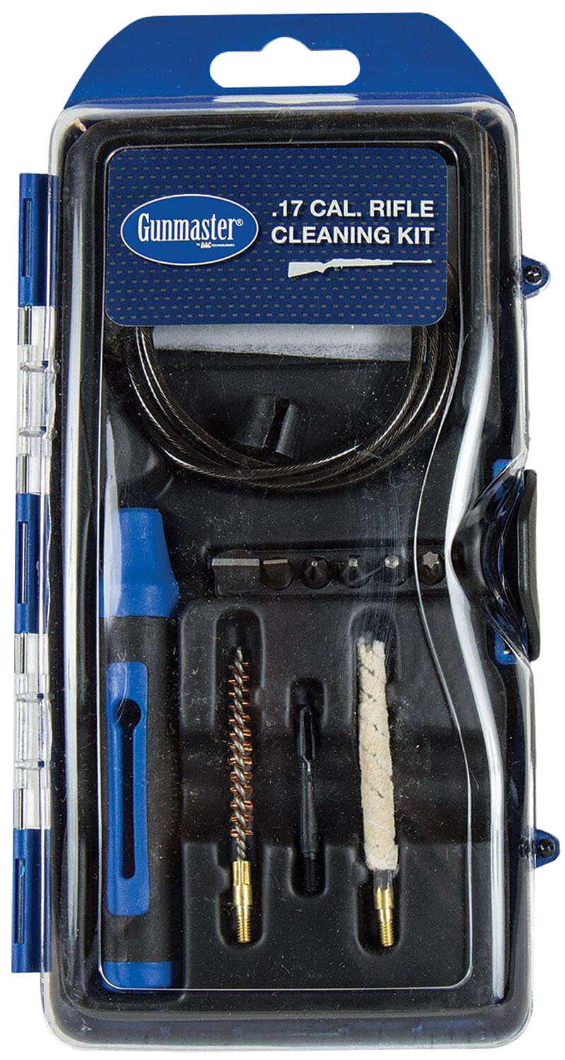 DAC GM17R GunMaster Cleaning Kit 17 Cal Rifle/14 Pieces Black/Blue - Image 2