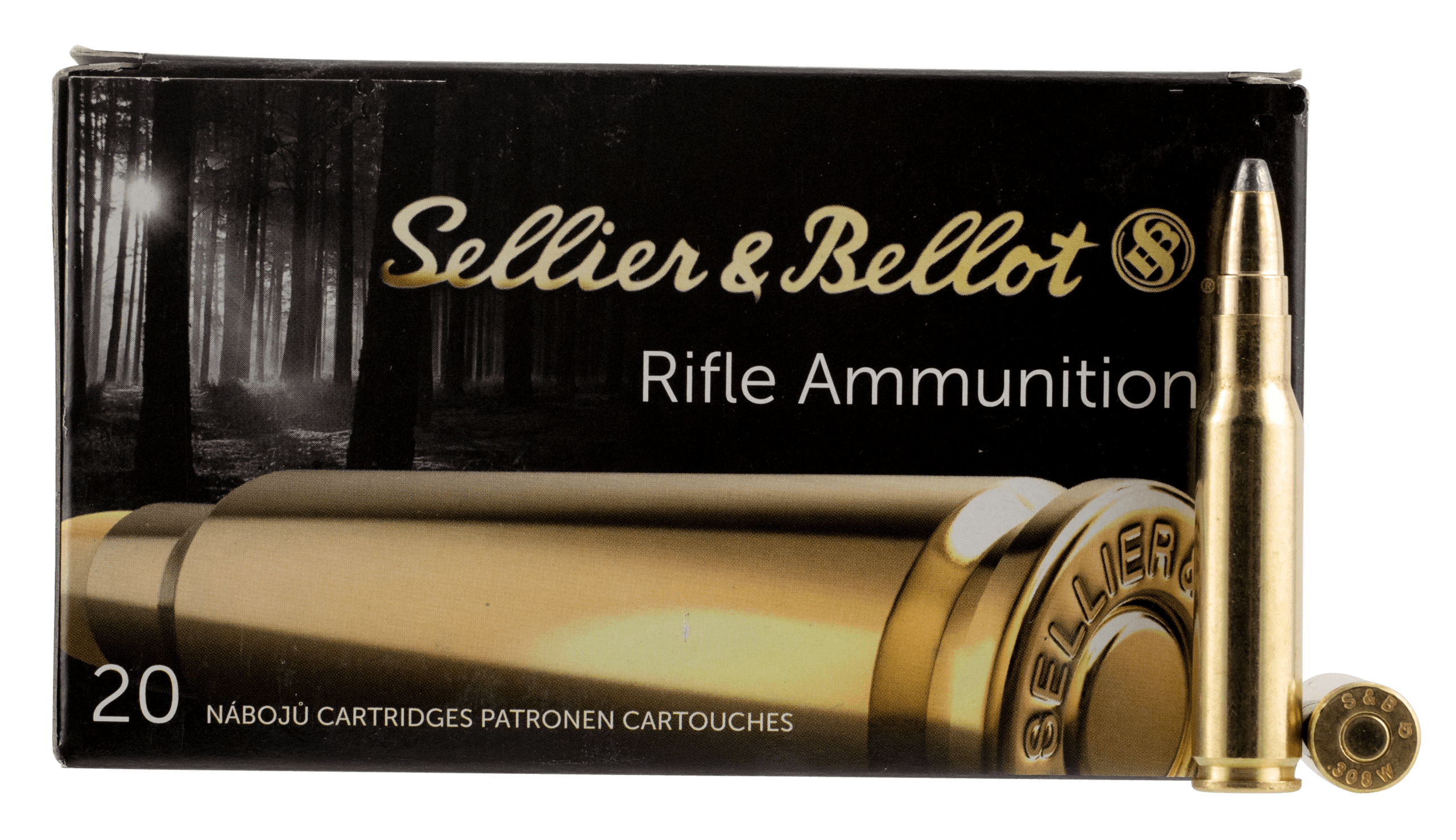 Sellier & Bellot SB308F Rifle 308 Win 180 gr Soft Point Cut Through Edge 20rd Box