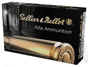 Sellier & Bellot SB6555C Rifle 6.5x55 Swedish 140 gr Full Metal Jacket Boat Tail 20rd Box