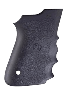 Hogue 69000 Rubber Grip Black Rubber with Finger Grooves for S&W 6906 Shorty 40 4013 TSW