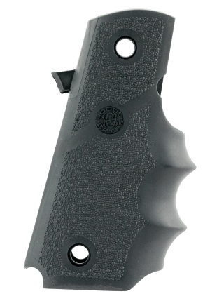 Hogue 14000 Rubber Grip Black Rubber with Finger Grooves for Para Ordnance P-14