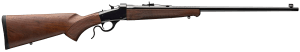 Winchester Repeating Arms 524100102 Model 1885 Low Wall Hunter 22 LR 1rd 24 Blued Octagon Barrel & Steel Receiver  Schnabel-Style Checkered Forearm  Checkered Walnut Curved Grip Stock w/Pachmayr Decelerator Recoil Pad"