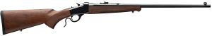 Winchester Repeating Arms 524100104 Model 1885 Low Wall Hunter 22 WMR 1rd 24 Blued Octagon Barrel & Steel Receiver  Schnabel-Style Checkered Forearm  Checkered  Walnut Curved Grip Stock w/Pachmayr Decelerator Recoil Pad"