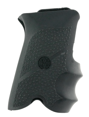 Hogue 85000 Rubber Grip Black Rubber with Finger Grooves for Ruger P85 P91