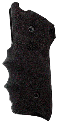 Hogue 82000 Rubber Grip Black with Finger Grooves for Ruger Mark II III