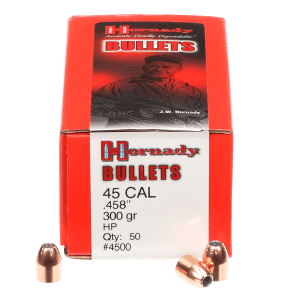 Hornady 4500 InterLock  45 Cal .458 300 gr Hollow Point 50rd Box/ 15 Case