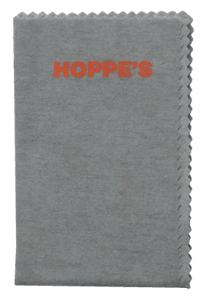 Hoppe's 1218 Silicone Cleaning Cloth Flannel Pretreated with Lubricant  11 x 14" Resealable Bag 10 Per Pack"