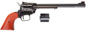 Heritage Mfg RR22MB9AS Rough Rider 22 LR/22 WMR 6 Shot 9 Black Steel Barrel Black Zinc Alloy Frame Black Cylinder Cocobolo Grip Hammer/Thumb Safety Exposed Hammer"