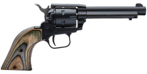 Heritage Mfg RR22MBS4 Rough Rider 22 LR 22 WMR 6 Shot 4.75" Black Satin Barrel Cylinder & Frame Camo Laminate Grips