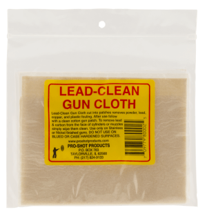 Pro-Shot LCC Lead Clean Gun Cloth Cotton 8.75" x 11.25"