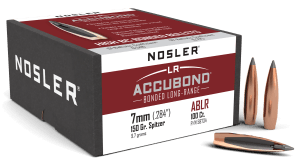 Nosler 58734 AccuBond Long Range 7mm .284 150 gr Spitzer Point/ 100rd Box