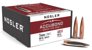 Nosler 58623 AccuBond Long Range 7mm .284 168 gr Spitzer Point/ 100rd Box