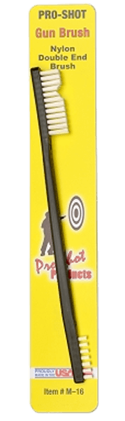 Pro-Shot M16 Gun Brush  M4/M16 Double Ended Brush Nylon Bristles
