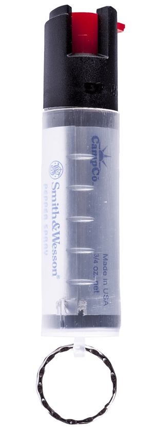 S&W Pepper Spray 1251 Pepper Spray OC Pepper Range 10 ft 0.75 oz Clear Includes Keycap