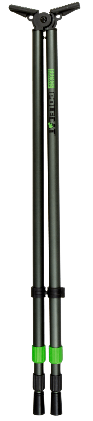 Primos 65483 Pole Cat Shooting Stick Tall Black Aluminum 25-62"