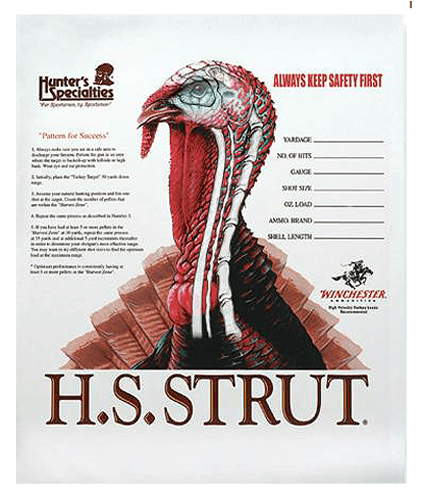 HS Strut 06850 Turkey Turkey Paper Hanging Shotgun 11" x 11" Multi-Color 12 PK