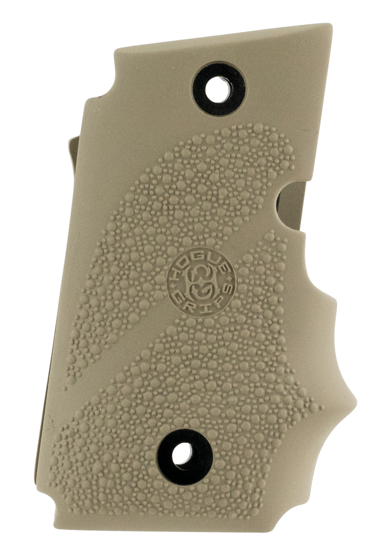 Hogue 98083 Rubber Grip Flat Dark Earth with Finger Grooves for Sig P938 with Ambidextrous Safety