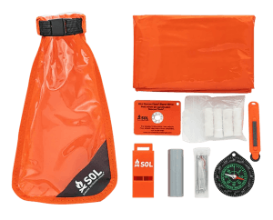 Survive Outdoors Longer 01401727 Scout Survival Kit Waterproof Orange