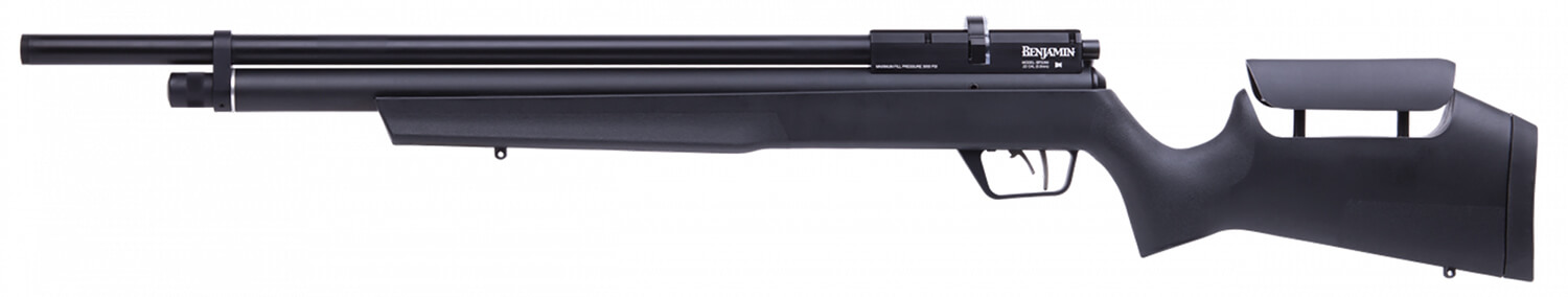 Benjamin BP2264S Marauder PCP 22 Pellet 10+1 Shot Black Black Receiver Black Fixed w/Adj Comb Stock - Image 2