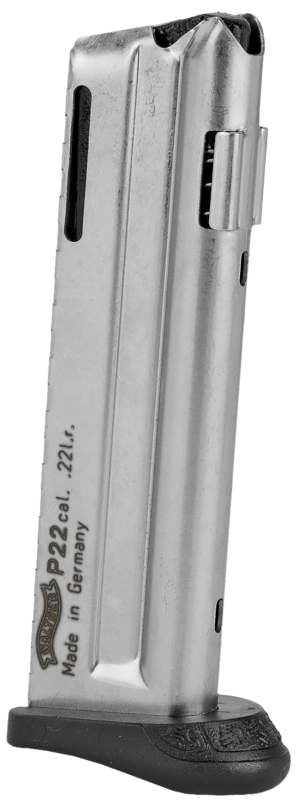Walther Arms 512604 P22 Black Detachable with Finger Rest 10rd for 22 LR Walther P22Q