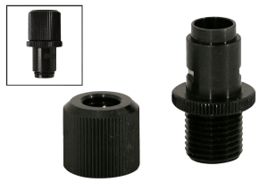Walther Arms 512105 Threaded Barrel Adapter Walther P22 Black Nitride Stainless Steel 1/2"-28 tpi Handgun