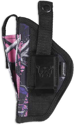 Bulldog FSN20MDG Extreme OWB Muddy Girl Camo Nylon Belt Loop/Clip Fits Ruger LC9 Fits 2-3" Barrel Ambidextrous