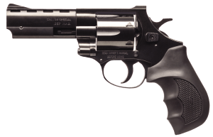 Weihrauch Guns EARB3574 Windicator 357 Mag 6rd 4" Blued Steel Barrel & Cylinder Compact Blued Steel Frame w/Exposed Hammer Ramp Front/Fixed Rear Sights Finger Grooved Black Rubber Grip