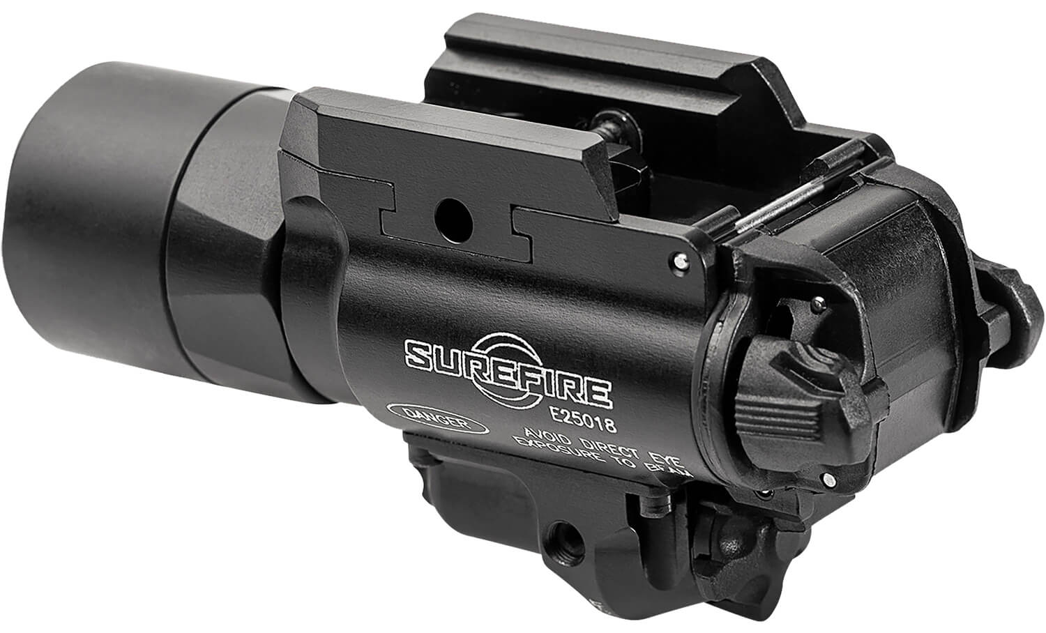 SureFire X400UAGN X400U Weapon Light 1000 Lumens Output White LED Light Green Laser 213 Meters Beam Picatinny/Weaver/Glock Rails Mount Black Anodized Aluminum - Image 2