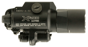 SureFire X400UARD X400U Weapon Light 1000 Lumens Output White LED Light Red Laser 213 Meters Beam Picatinny/Weaver/Glock Rails Mount Black Anodized Aluminum