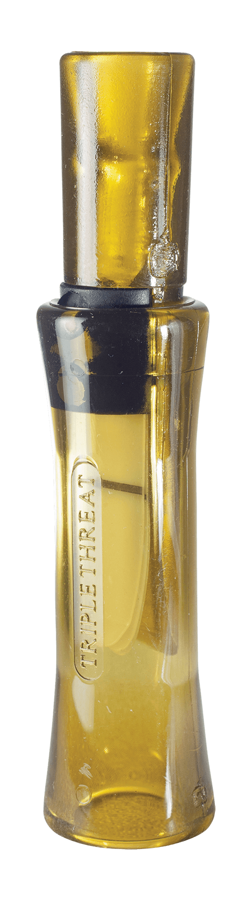 Duck Commander DC2011 Triple Threat Open Call Triple Reed Mallard Hen Sounds Attracts Ducks Yellow Polycarbonate