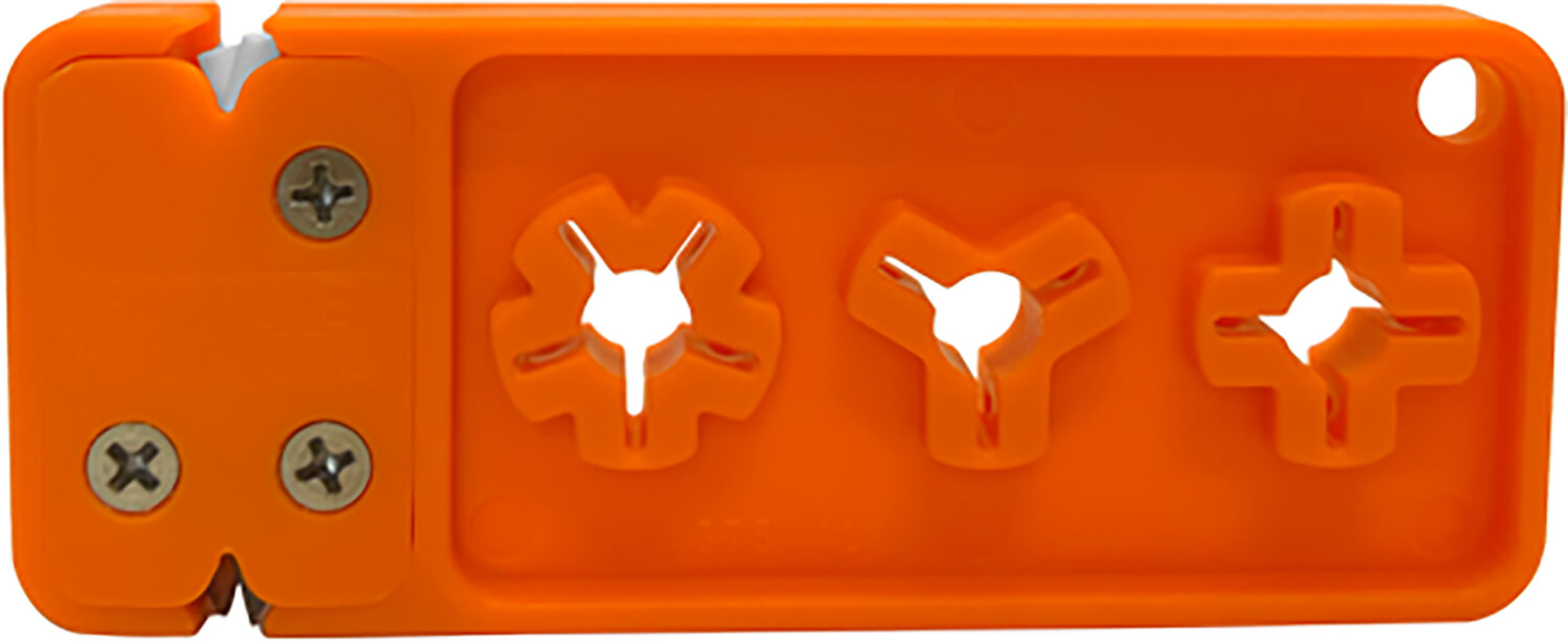 AccuSharp 013C Broadhead Sharpener & Wrench Tungsten Carbide Sharpener Orange - Image 2