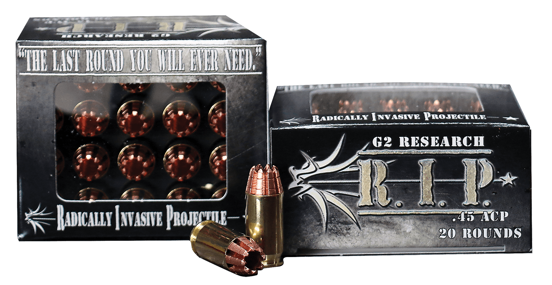 G2 Research G00002 R.I.P Defense 45 ACP 162 gr Fracturing Hollow Point (FHP) 20rd Box