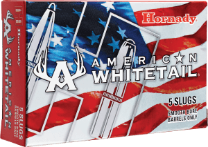 Hornady 86234 American Whitetail Hunting 12 Gauge 2.75" 1 oz Rifled Slug Shot 5rd Box