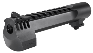 Magnum Research BAR446IMB OEM Replacement Barrel 44 Rem Mag 6" Black Finish Steel Material with Fixed Front Sight Picatinny Rail & Muzzle Brake for Desert Eagle Mark XIX